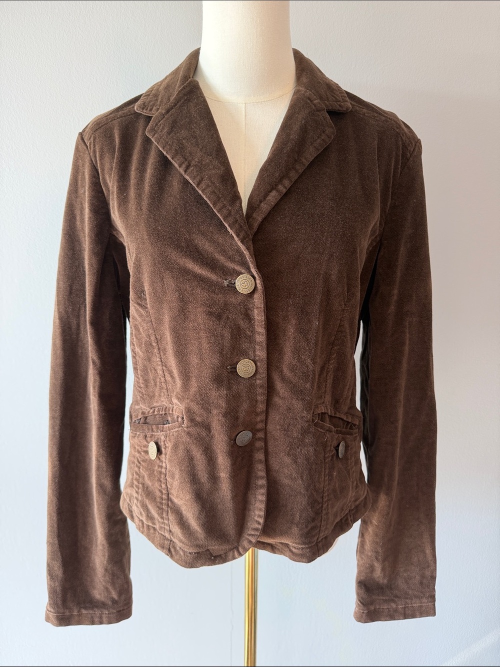 2000’s Aeropostale Brown Corduroy Blazer Jacket